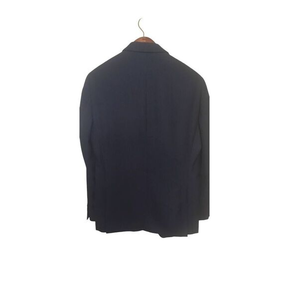 Men's Bar III Navy Slim-Fit Lightweight Sport Coat Size 42 Regular - Picture 10 of 12